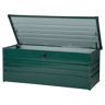 Caixa de arrumação CEBROSA Metal 165 cm 70 cm Verde escuro