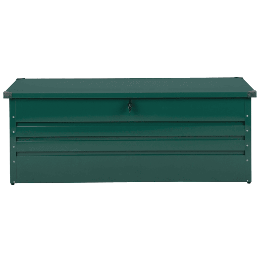 Caixa de arrumação CEBROSA Metal 165 cm 70 cm Verde escuro