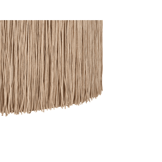 Pufe VIRGINIA Veludo Taupe 36 cm 36 cm 38 cm