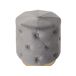 Beliani Puf CARROLLTON Beliani Puf CARROLLTON Gris Claro