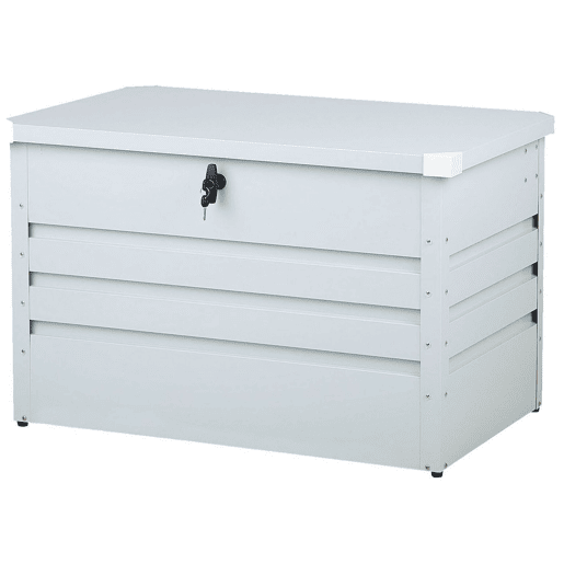 Caixa de arrumação CEBROSA Metal 100 cm 62 cm Cinzento claro