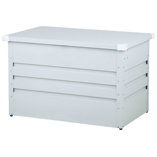 Caixa de arrumação CEBROSA Metal 100 cm 62 cm Cinzento claro