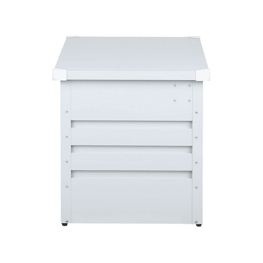 Caixa de arrumação CEBROSA Metal 100 cm 62 cm Cinzento claro