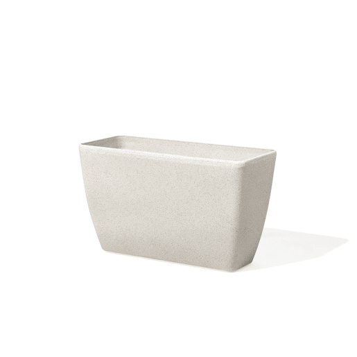 Conjunto de 2 vasos para plantas BARIS 74 cm Creme