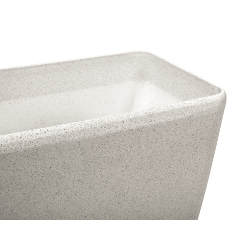 Conjunto de 2 vasos para plantas BARIS 74 cm Creme
