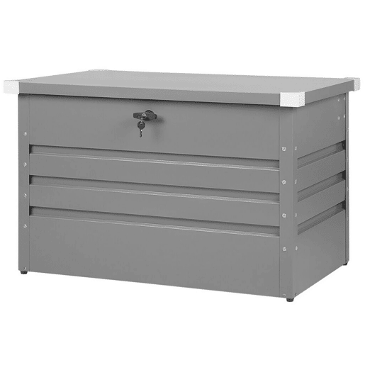 Caixa de arrumação CEBROSA Metal 100 cm 62 cm Cinzento