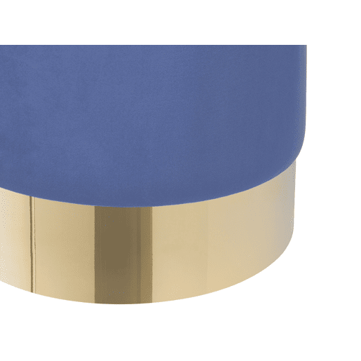 Pufe SOPHIA Veludo Azul marinho 39 cm 39 cm 40 cm