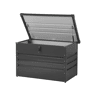 Caixa de arrumação CEBROSA Metal 100 cm 62 cm Cinzento grafite