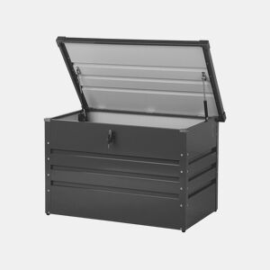 Caixa de arrumação CEBROSA Metal 100 cm 62 cm Cinzento grafite