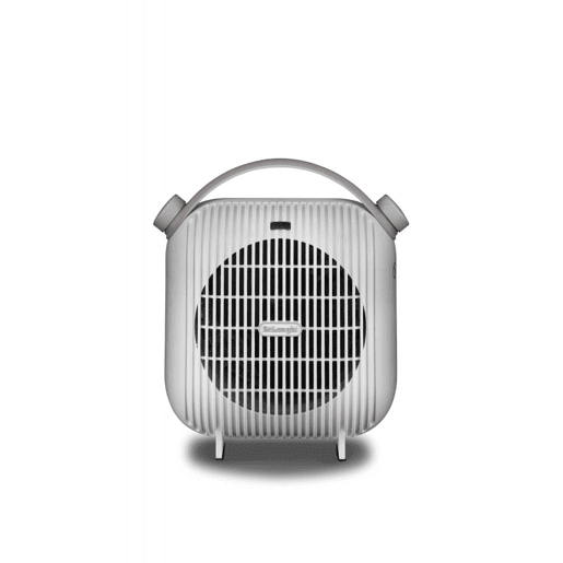 Aquecedor com ventilador De'Longhi HFS30B24. Aquecedor eléctrico com termóstato. Potência regulável. Protecção anti-gotejamento. 2400 W