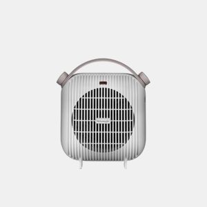 Aquecedor com ventilador De'Longhi HFS30B24. Aquecedor eléctrico com termóstato. Potência regulável. Protecção anti-gotejamento. 2400 W