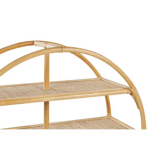 Estante com 3 prateleiras TUVALU II Rattan 109 cm Natural
