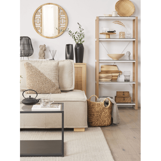 Estante com 4 prateleiras JENKS 152 cm Branco