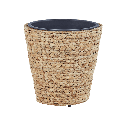 Conjunto de 3 vasos para plantas PLAKA Flor de Jacinto 293749 cm Natural