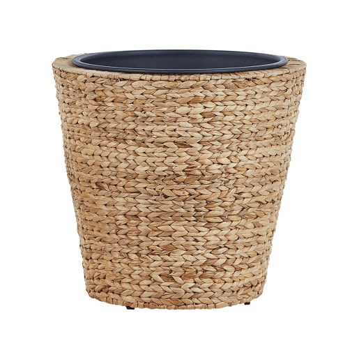 Conjunto de 3 vasos para plantas PLAKA Flor de Jacinto 293749 cm Natural