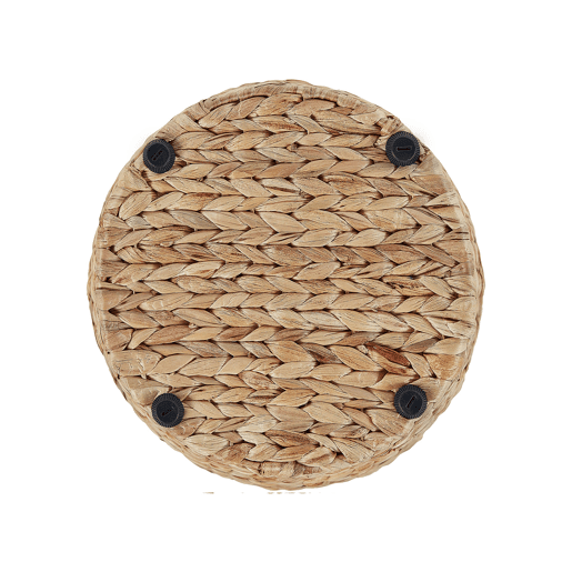 Conjunto de 3 vasos para plantas PLAKA Flor de Jacinto 293749 cm Natural