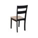 Beliani Conjunto de comedor GEORGIA Beliani Conjunto de comedor GEORGIA Negro