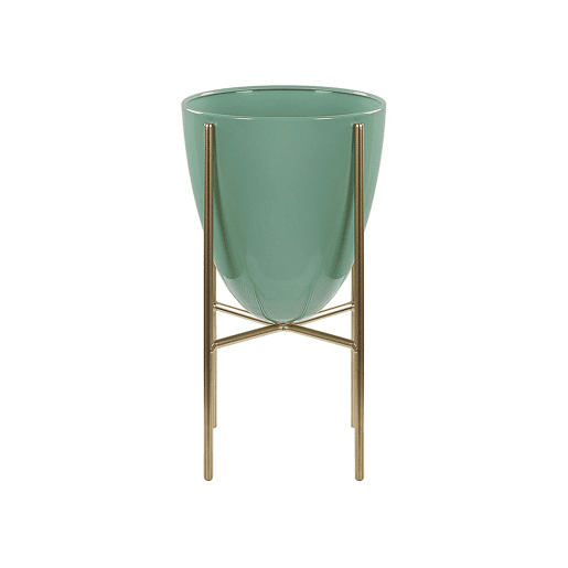 Beliani Vaso alto para plantas LEFKI