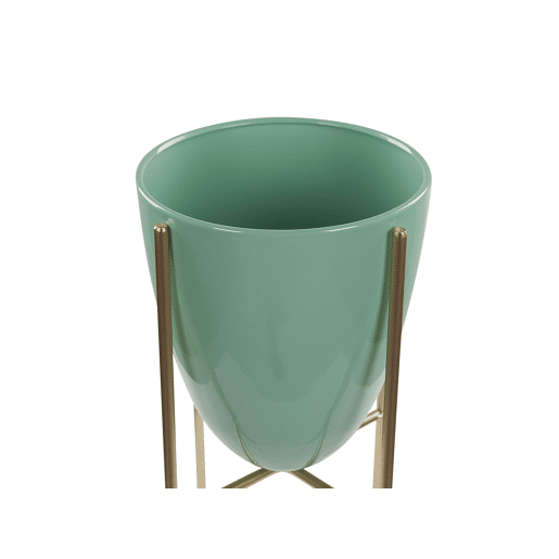 Beliani Vaso alto para plantas LEFKI