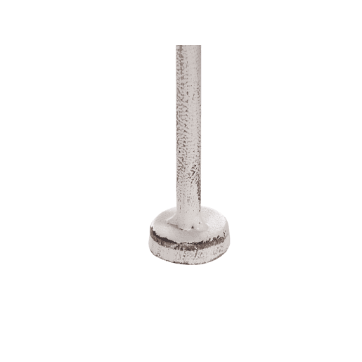 Estante de canto BIELLA Dobrável Metal Branco
