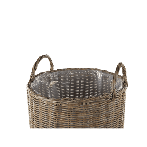 Beliani Conjunto de 2 vasos para plantas BITOLA