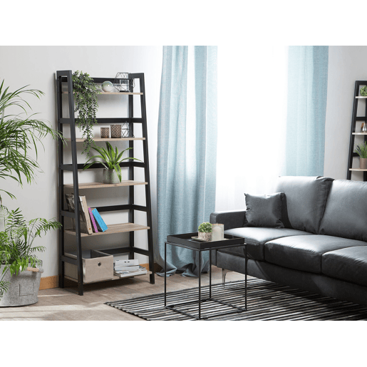 Estante com 5 prateleiras CROYDON 163 cm Preto