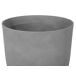 Beliani Conjunto de 2 macetas CROTON Beliani Conjunto de 2 macetas CROTON Gris Claro