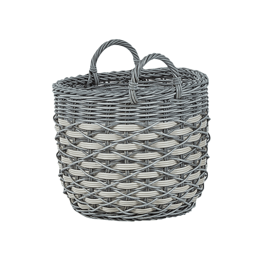 Conjunto de 3 vasos para plantas GEFIRA 313949 cm Cinzento