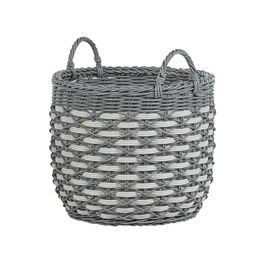 Conjunto de 3 vasos para plantas GEFIRA 313949 cm Cinzento