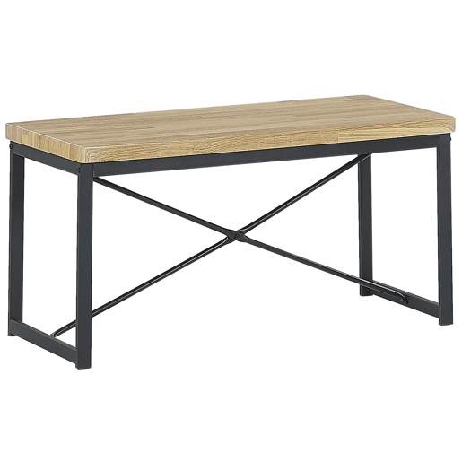 Conjunto de refeição FLIXTON Castanho claro 4 lugares