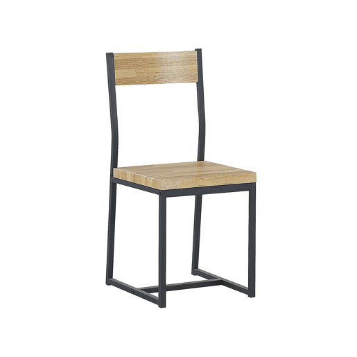 Conjunto de refeição FLIXTON Castanho claro 4 lugares