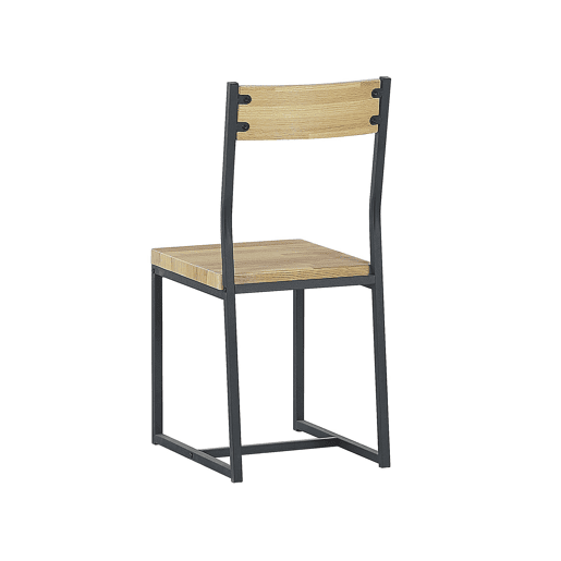Conjunto de refeição FLIXTON Castanho claro 4 lugares