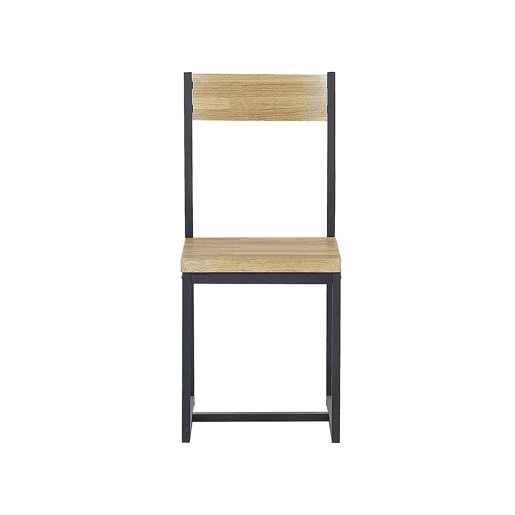 Conjunto de refeição FLIXTON Castanho claro 4 lugares