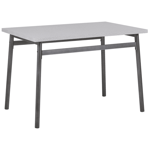 Conjunto de refeição VELDEN Cinzento claro 4 lugares