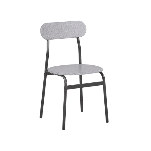 Conjunto de refeição VELDEN Cinzento claro 4 lugares