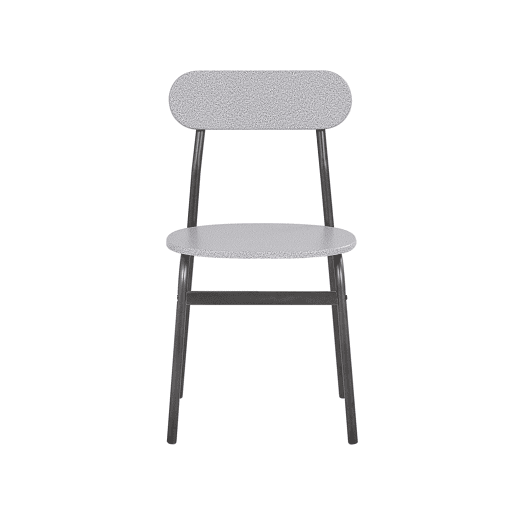 Conjunto de refeição VELDEN Cinzento claro 4 lugares