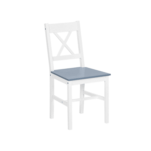 Conjunto de refeição MOANA Pinho Branco 4 lugares
