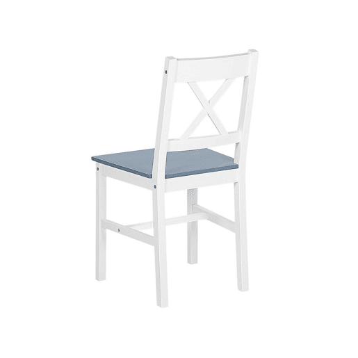 Conjunto de refeição MOANA Pinho Branco 4 lugares
