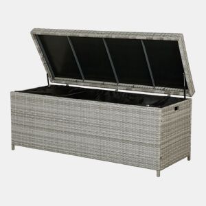 Caixa de arrumação MODENA 158 cm 63 cm Cinzento