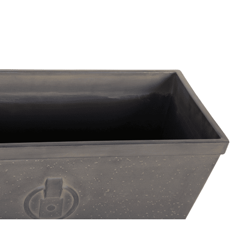 Beliani Conjunto de 2 vasos para plantas PORIA