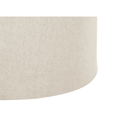 Pufe para crianças com arrumação APACHE Linho sintético Creme 33 cm 33 cm 45 cm