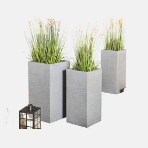 Vaso DION 40 cm Cinzento