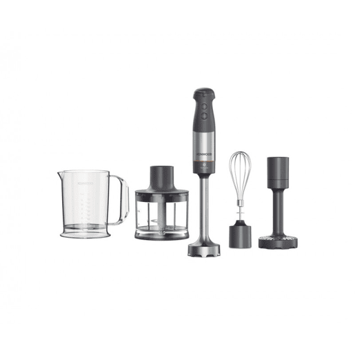 Minipimer Arm Blender HBM60.307GY Pé mais longo. Tampa XL. Pega ergonómica. 1.000 W. Cor prateada