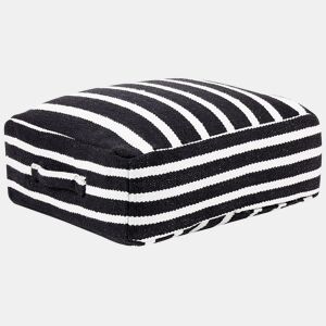 Pufe SETTAT Algodão Preto 50 cm 50 cm 20 cm