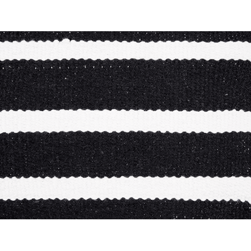 Pufe SETTAT Algodão Preto 50 cm 50 cm 20 cm