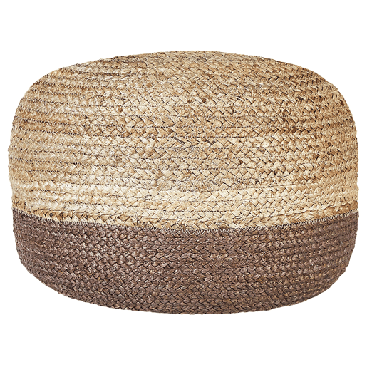 Pufe DUKI Juta Castanho 50 cm 50 cm 40 cm