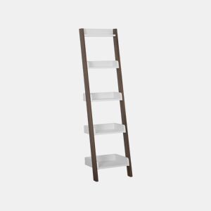 Estante com 5 prateleiras MOBILE DUO 166 cm CastanhoBranco