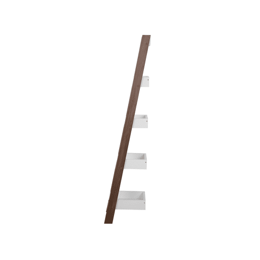 Estante com 5 prateleiras MOBILE DUO 166 cm CastanhoBranco