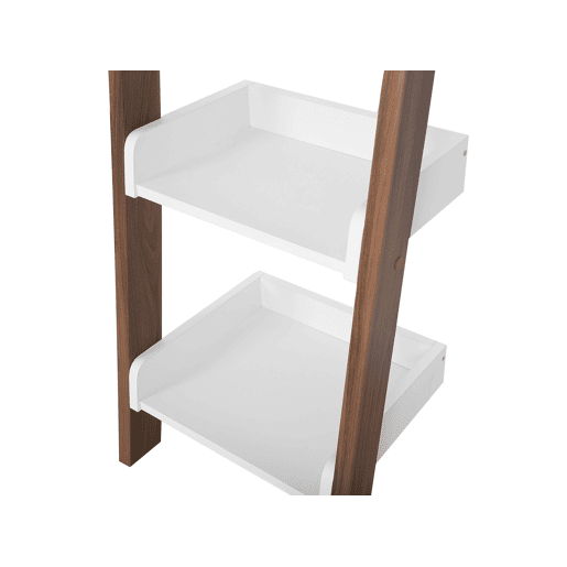 Estante com 5 prateleiras MOBILE DUO 166 cm CastanhoBranco