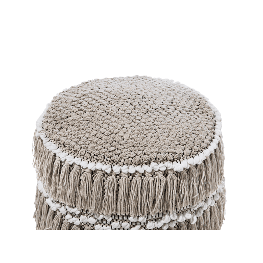 Pufe NOIDA Algodão Creme 44 cm 44 cm 43 cm Pufe NOIDA Algodão Creme 44 cm 44 cm 43 cm